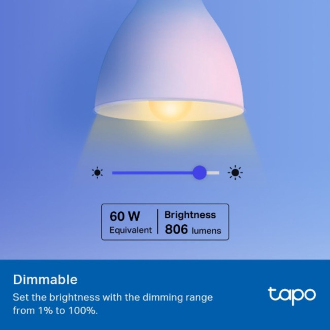 Розумна LED Wi-Fi лампа з регулюванням TP-Link, Tapo L530E(2-Pack) TP-LINK Tapo L530E(2-Pack)