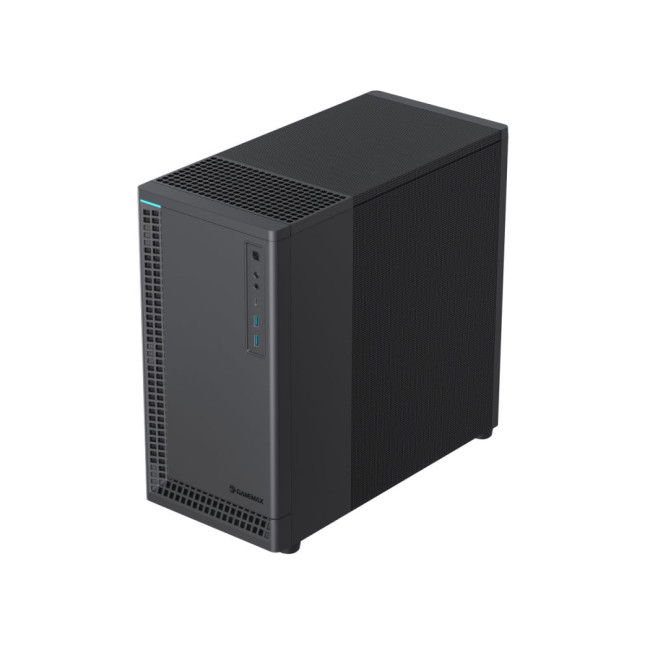 Корпус комп'ютерний Midi ATX без блока живлення ATX,M-ATX,ITX,ABS ,Mesh,USB3.0x2,Type-C(Gen2) GAMEMAX P30 BK