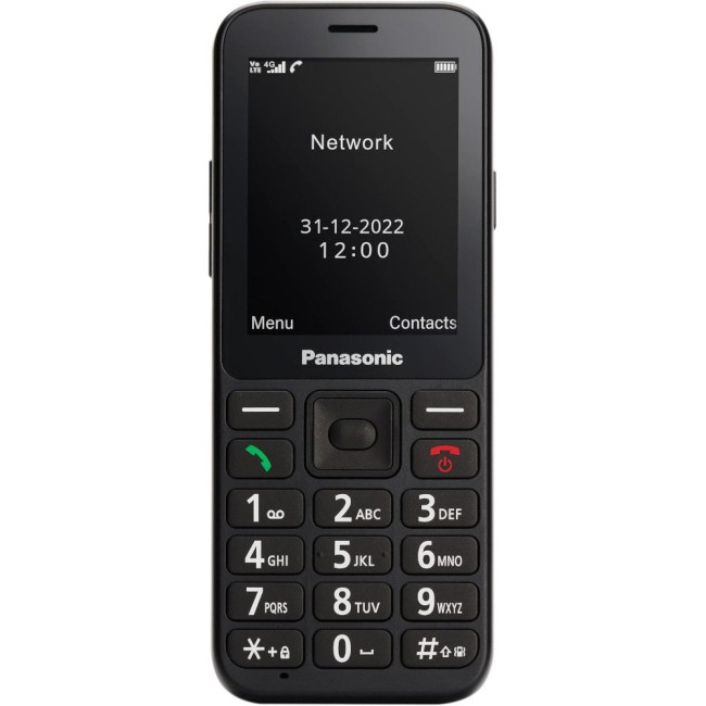 Мобільний телефон чорний PANASONIC KX-TU250EXB