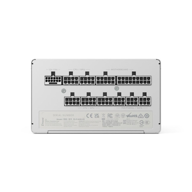 Блок живлення Ion 3 Gold 1000W (ATX3.1, PCIe Gen5) білий, повністю модульний FRACTAL DESIGN Ion 3 Gold 1000W White, EU (FD-P-IA3G-101-EU-WT)