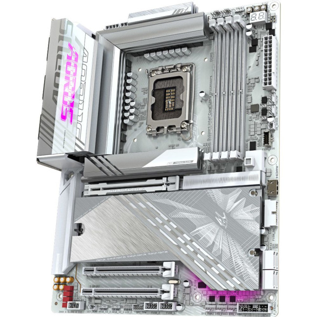Mатеринська плата s1851 Intel Z890 HDMI/TB4(USB4-C)  5xM.2 2.5GbE LAN ATX GIGABYTE Z890 AORUS ELITE X ICE