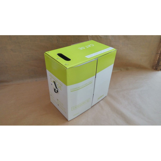 Кабель зовнішній UTP кат.5е, PE, 4 пари,24AWG, 305м, чорний KINGDA KDUT8013