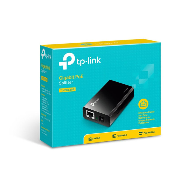 Ад-тер PoE (підтр. IEEE 802.3af) TP-LINK PoE10R