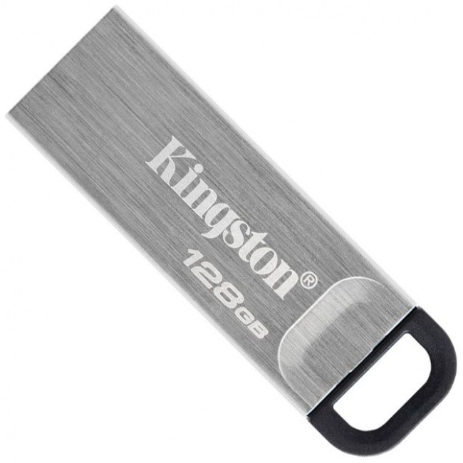 Флеш пам'ять DataTraveler Kyson 128GB USB 3.2 Silver/Black KINGSTON DTKN/128GB