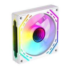 Кулер для корпусу 120 мм, 4pin(M/F)/3pin(M/F), ARGB, PWM, білий FN12A-S2I-W GAMEMAX FN12A-S2I-W