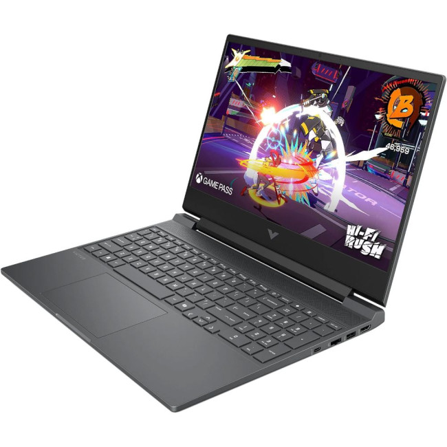 ноутбук 15.6FI/C5-210H/8/512/RTX 3050 6GB/DOS/BL/Mica Silver HP VictusGamingLaptop 15-fa2130ua (D8ZC4EA)