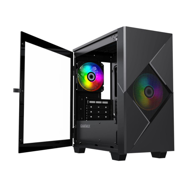 Корпус комп'ютерний Micro ATX без блока живлення icro Gaming Mini Tower GAMEMAX Cyclops BG