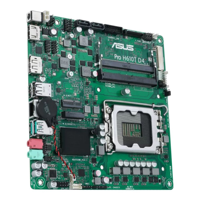 материнська плата s1700/2SoDIMMDDR4/LDVS/HDMI/DP/2SATA/1xM.2 ASUS PRO H610T D4-CSM