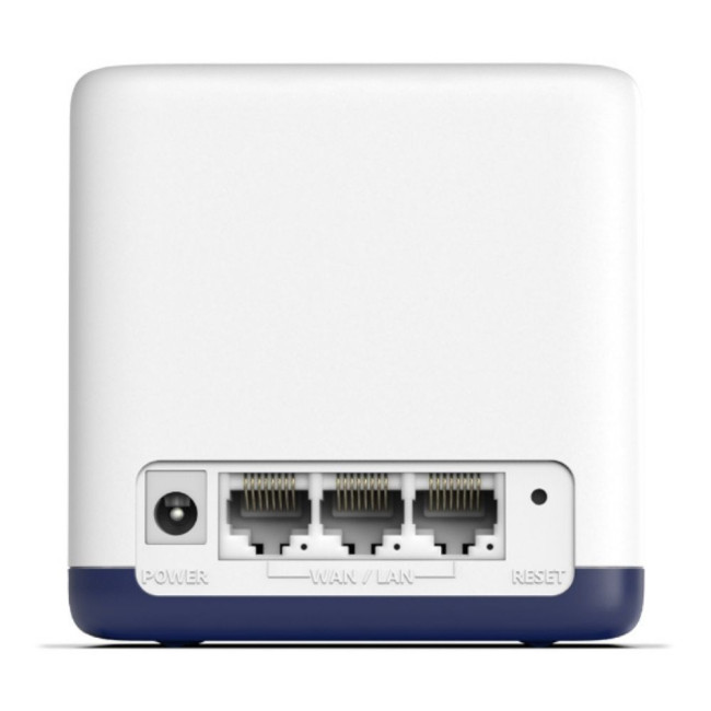 Домашня Mesh Wi-Fi система Mercusys(2шт комплект)AC1900 Whole-Home Mesh Wi-Fi/3x1000Mbps LAN Ports MERCUSYS Halo H50G(2-pack)