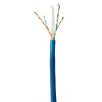 Кабель U/UTP кат.6A, LSZH, 4 пари, 500м, колір блакитний MOLEX CAA-00447-BL