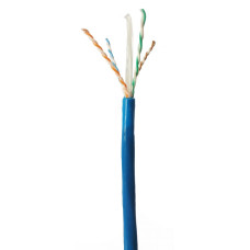 Кабель U/UTP кат.6A, LSZH, 4 пари, 500м, колір блакитний MOLEX CAA-00447-BL