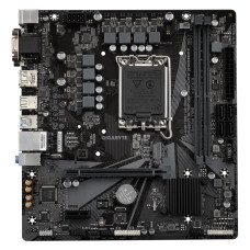 Mатеринська плата s1700 Intel H610 DP/HDMI/DVI/VGA 1xM.2 GbE LAN mATX GIGABYTE H610M S2H V2 DDR4