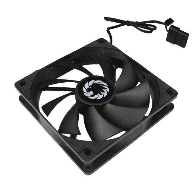 Вентилятор для корпусу120mm/Підшипник/Чорний GAMEMAX GMX-WFBK-BK
