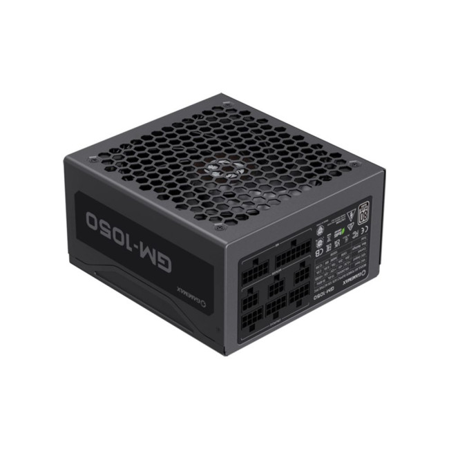 Блок живлення ATX 1050W,80+Silver, вентилятор 140 мм, повністю модульний, чорний GAMEMAX GM-1050  Modular