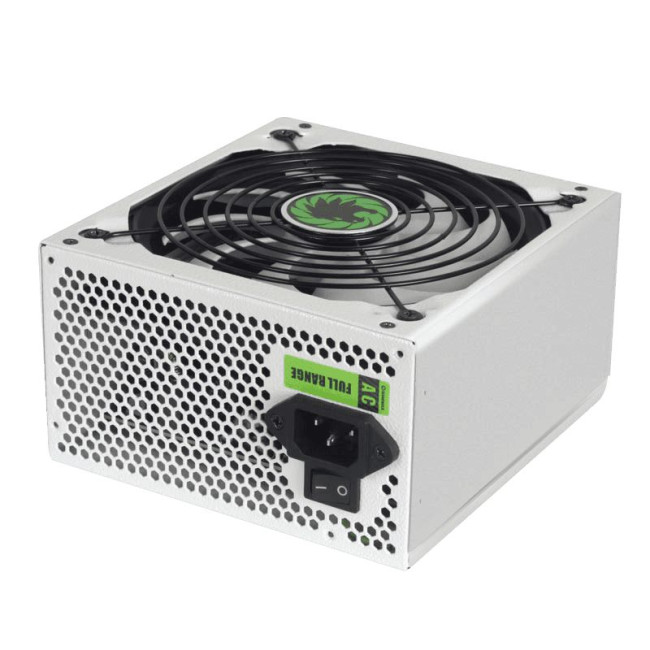 Блок живлення ATX 650W APFC, 80+Bronze, вентилятор 140 мм, білий, коробочний GAMEMAX GP-650-White
