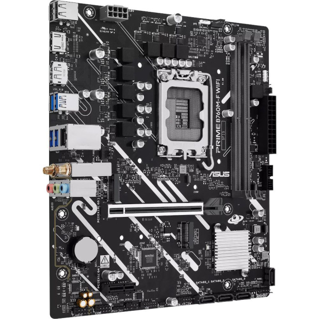 материнська плата s1700/2DDR5/HDMI/DP/2PCIe/4SATA/2M.2 ASUS PRIME B760M-F WIFI