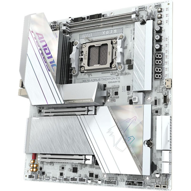 Mатеринська плата sAM5 AMD X870 2xHDMI/USB4 Type-C 3xM.2 2x5GbE LAN E-ATX GIGABYTE X870 AORUS TACHYON ICE