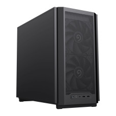 Корпус Micro ATX без блока живлення, чорний, Mini Tower , M-ATX(200mm), Mini ITX GAMEMAX F36 Dark