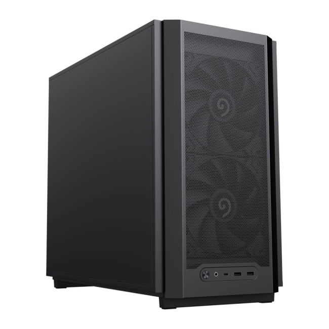 Корпус Micro ATX без блока живлення, чорний, Mini Tower , M-ATX(200mm), Mini ITX GAMEMAX F36 Dark