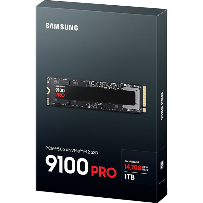 Накопичувач Samsung SSD 9100 PRO 1TB PCIe 5.0 M.2 SAMSUNG 9100 PRO 1TB PCIe 5.0, MZ-VAP1 (MZ-VAP1T0BW)