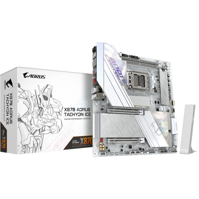 Mатеринська плата sAM5 AMD X870 2xHDMI/USB4 Type-C 3xM.2 2x5GbE LAN E-ATX GIGABYTE X870 AORUS TACHYON ICE