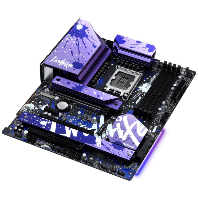 Mатеринська плата s1700 Intel Z790 DP/HDMI/eDP 5xM.2 4xDDR5 2.5GbE LAN ATX ASROCK Z790 LIVEMIXER