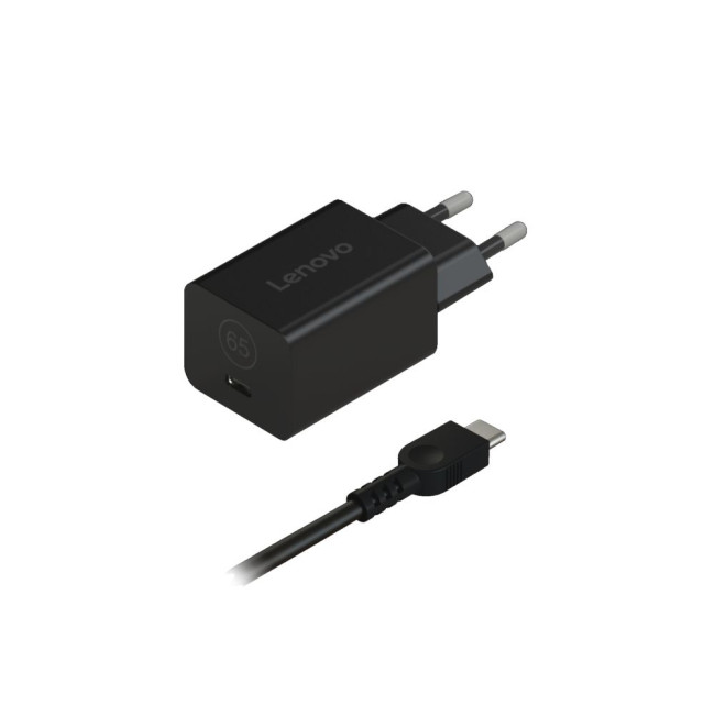 Адаптер живлення Lenovo GaN Nano 65W Adapter LENOVO GaN Nano 65W Adapter (40AWGN65EU)