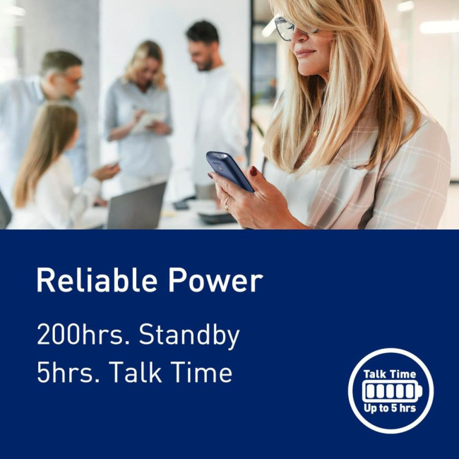 Мобільний телефон блакитний PANASONIC KX-TF400EXC