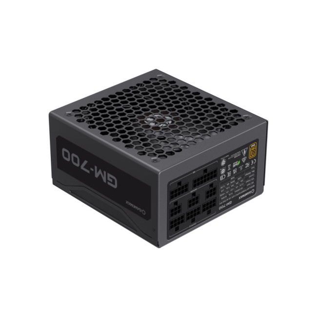 Блок живлення ATX 700W,80+Bronze, вентилятор 140 мм, повністю модульний, чорний, коробочний GAMEMAX GM-700 Modular  (GM-700  Modular )