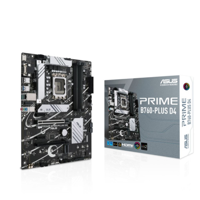 материнська плата s1700/4DDR4/VGA/HDMI/DP/4PCIe/4SATA/3xM.2/COM ASUS PRIME B760-PLUS D4