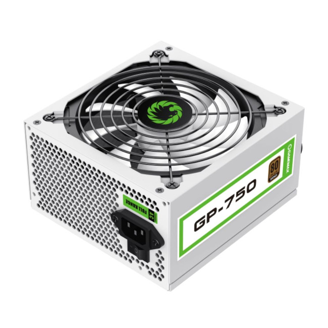 Блок живлення ATX 750W APFC, 80+Bronze, вентилятор 140 мм, білий, коробочний GAMEMAX GP-750 White