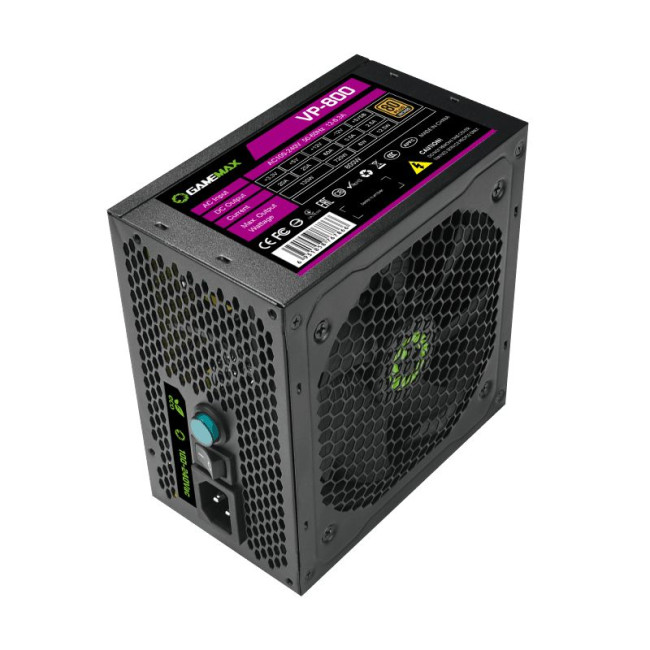 Блок живлення ATX 800W, box, APFC, 12см, 80+Bronze GAMEMAX VP-800