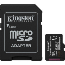 Карта пам'яті 1TB microSDXC Canvas Select Plus Gen3 150MB/s A1 Card + Adapter KINGSTON SDCS3/1TB