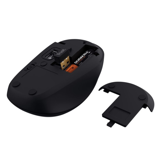 Бездротова Мишка Yvi+Compact Multi-Device Wireless Mouse - Black TRUST Yvi+Compact Multi-Black (25440)