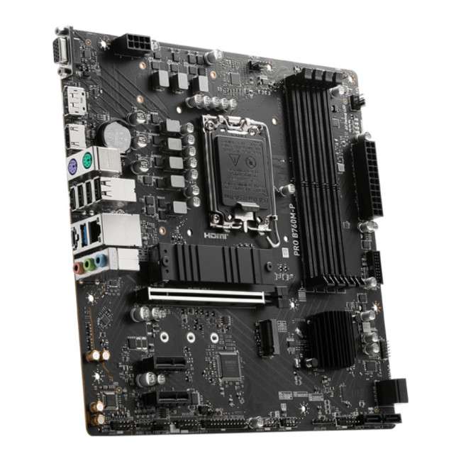 материнська плата s1700/4DDR5/VGA/HDMI/DP/3PCIe/4SATA/2M.2 MSI PRO B760M-P