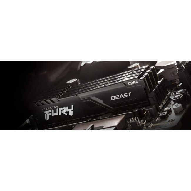 модуль пам'яті 16Gb DDR4 3200MHz Fury Beast  (2x8) KINGSTON KF432C16BBK2/16WP