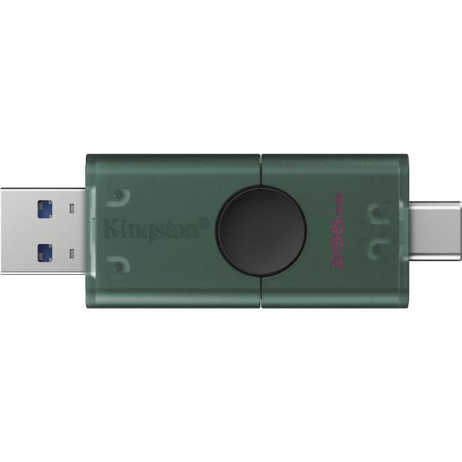 Флеш пам'ять 256GB USB-A + USB-C 3.2 Gen 1 DataTra veler DuoG2 KINGSTON DTDEG2/256GB