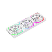 Кулер для корпусу KIT 3*120мм 3pin AURA (M/F)&4pin PWM Air Flow58,6 CFM Static Air Pressure1.98mm - GAMEMAX FN12A-N2 WL-W