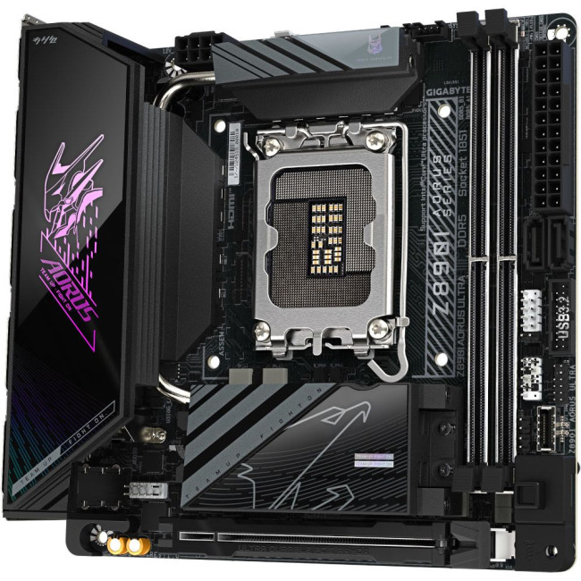 Mатеринська плата s1851 Intel Z890 HDMI/DP/TB4(USB4-C)  2xM.2 2.5GbE LAN mini-ITX GIGABYTE Z890I AORUS ULTRA