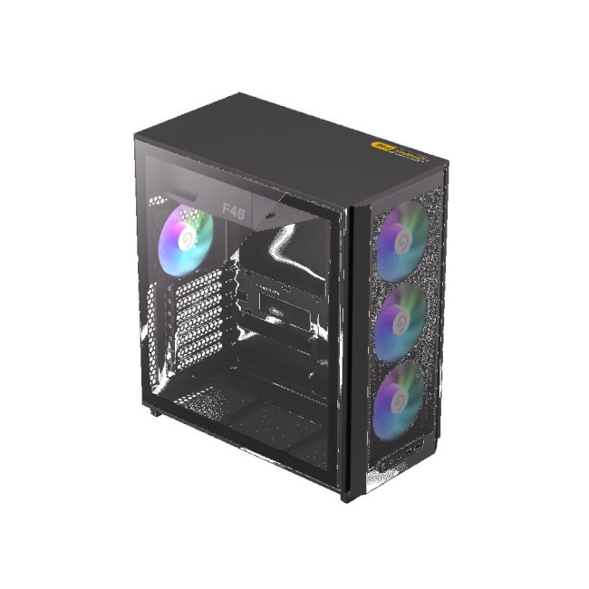 Корпус комп'ютерний Middle tower, без блока живлення ATX, Micro-ATX, Mini ITX (Support BTF) GAMEMAX F46 BK