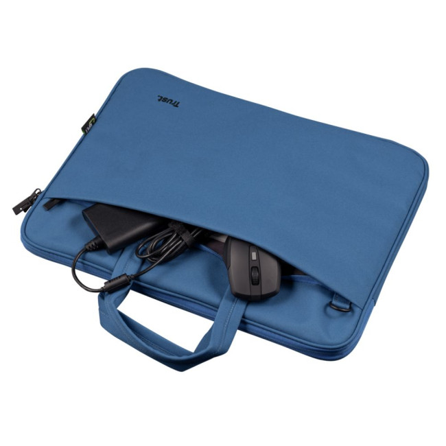 сумка для ноутбуку Bologna Slim Laptop Bag 16 inch Eco - blue TRUST Bologna Slim Bag 16 blue (24448)