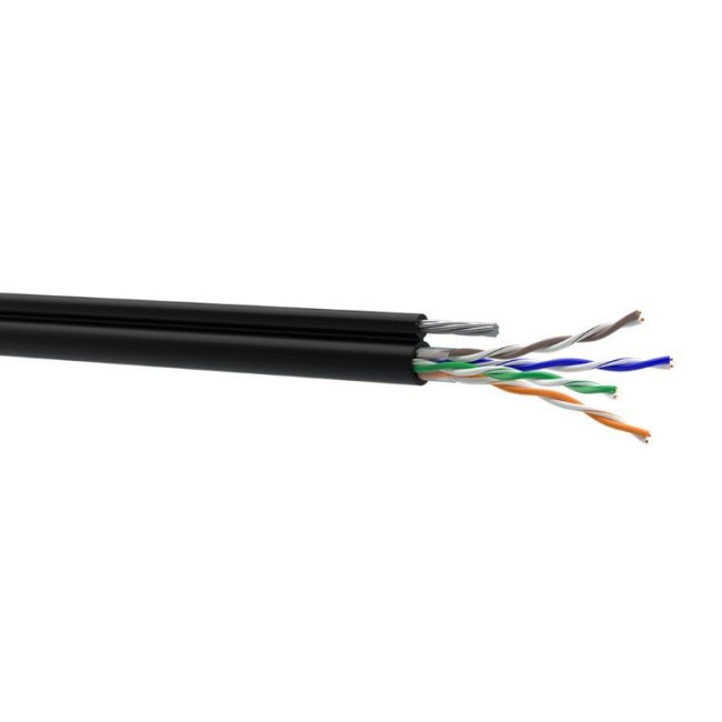 Кабель cat.5e U/UTP PE 4х2х24 AWG з тросом 305m) ZZKM 70910181