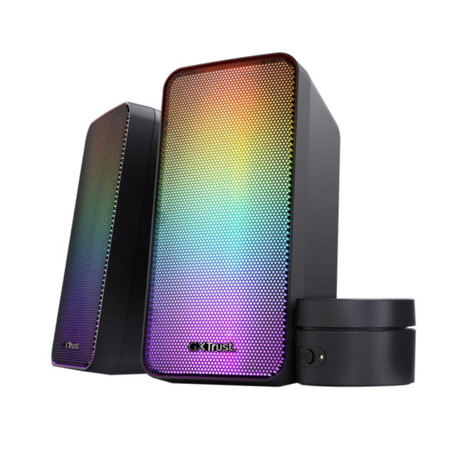 Акустична система GXT 611 Wezz Illuminated 2.0 RGB speaker set TRUST GXT 611 (24587)