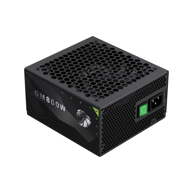 Блок живлення ATX 800W, 80+ Bronze, 140mm Ultra Silent Fan OVP / UVP/ SIP / OCP/ OLP/ OPP/ SCP GAMEMAX GM 800B Fully-modular New  (GM 800B Fully-modular  New )