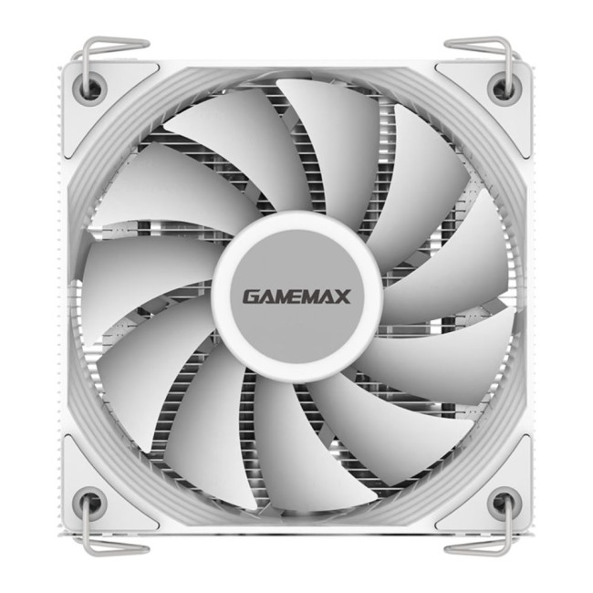 Процесорний кулер Intel/AMD TDP 150W ,fan speed 1000~3000RPM (PWM)±10%, air flow 48 CFM (MAX)Intel: GAMEMAX Ice Surface White