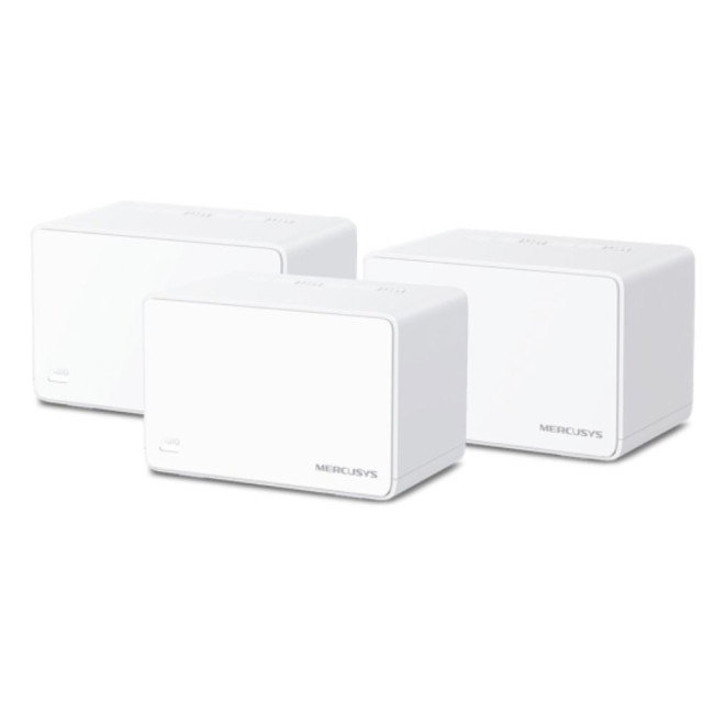 Домашня Mesh Wi-Fi система Mercusys(3шт у комплекті) MERCUSYS Halo H80X(3-pack)