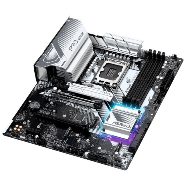 Mатеринська плата s1700 Intel Z790 DP/HDMI 4xM.2 4xDDR5 2.5GbE LAN ATX ASROCK Z790 PRO RS