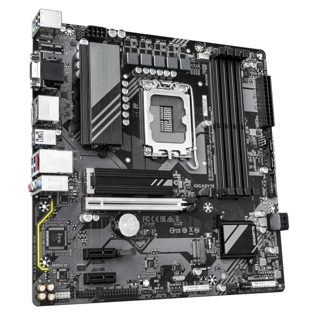Mатеринська плата s1700 Intel B760 HDMI/2хDP/VGA 2xM.2 2.5GbE LAN mATX GIGABYTE B760M DS3H GEN5
