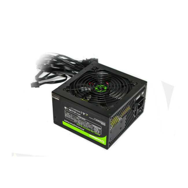 Блок живлення ATX 400W PFC з кабелем живлення, вентилятор 120 мм, чорний GAMEMAX GM-400-PFC Black