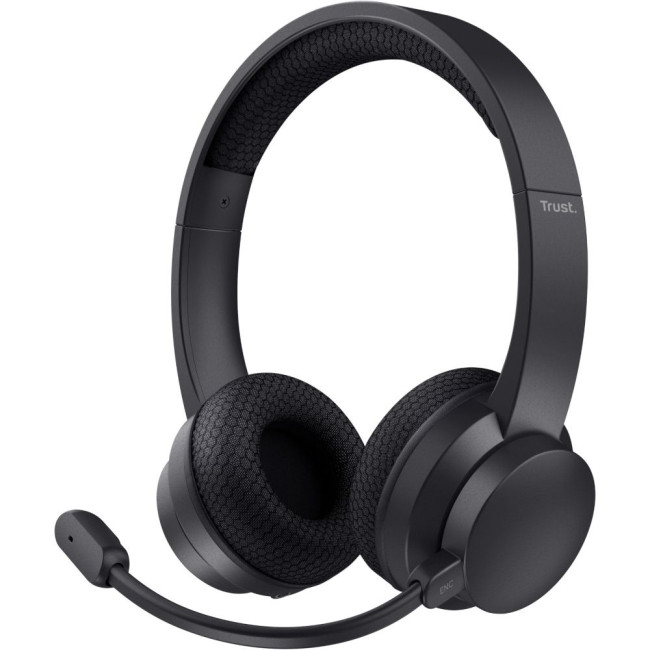 Гарнітура Ayda Wireless ENC headset - Black TRUST Ayda Wireless ENC Black (25463)
